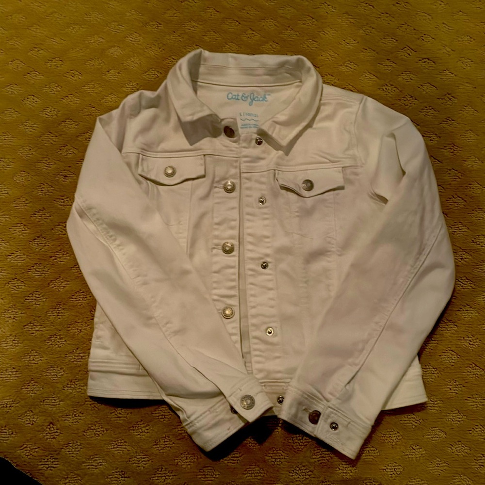 White Girls Jean Jacket